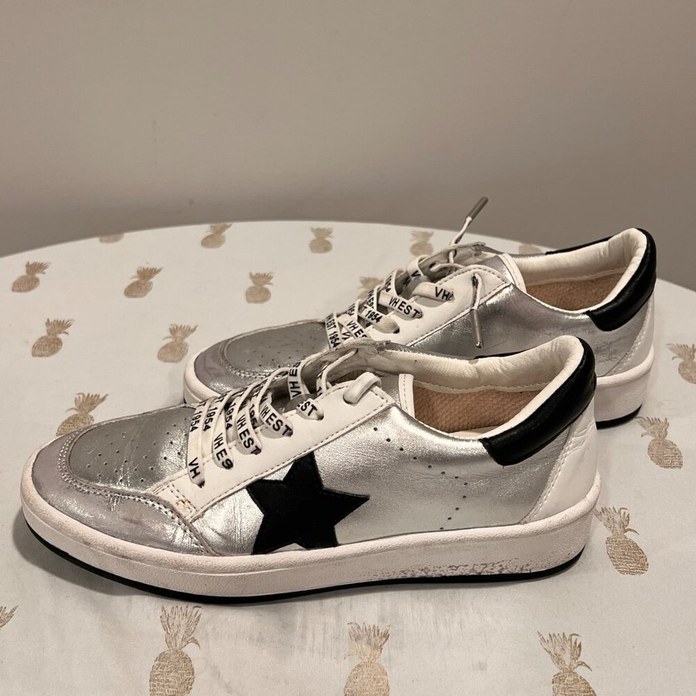 Vintage Havana Shoes | Vintage Havana Cristo Sneaker Washed Silver - Picture 6 of 6